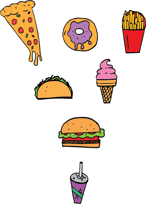 Food Emoticons - Alexandra's Art Blog